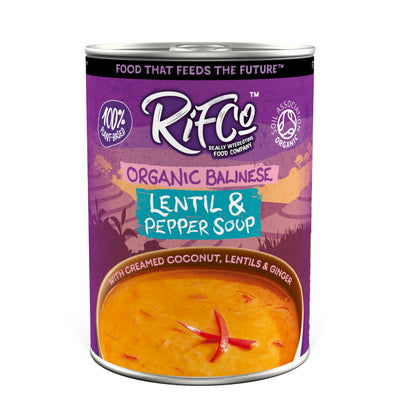 RIFCo Organic Balinese Lentil & Pepper Soup 400g