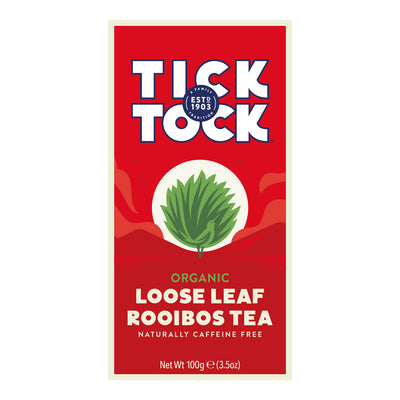 Tick Tock Organic Rooibos Loose Leaf Tea 100g