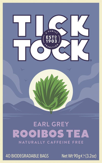 Tick Tock Rooibos Earl Grey 40 tea bags