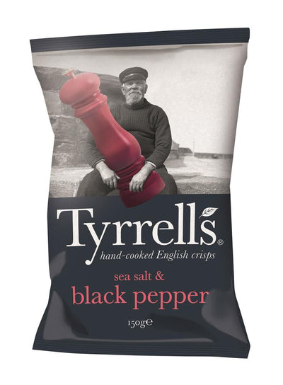 Sea Salt & Black Pepper Crisps 150g