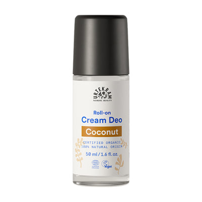 Urtekram Coconut Cream Deodorant Roll On 50ml. Organic