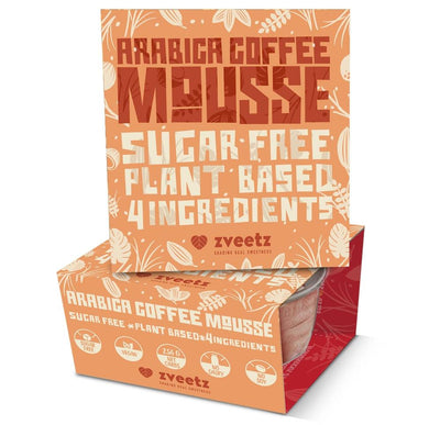Organic Vegan Sugar Free Arabica Coffee Mousse 100g