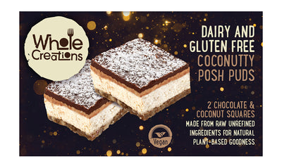 Posh Puds Coconutty Squares Dairy & Gluten Free 130g