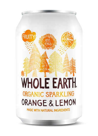 Organic Lightly Sparkling Orange & Lemon Drink 330ml
