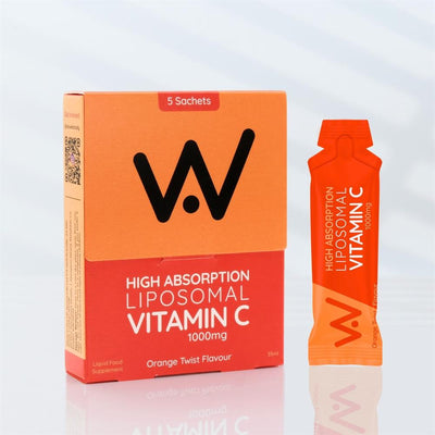 Vitamin C 1000mg Liposomal Liquid - 5 Sachet Pack - Orange Twist