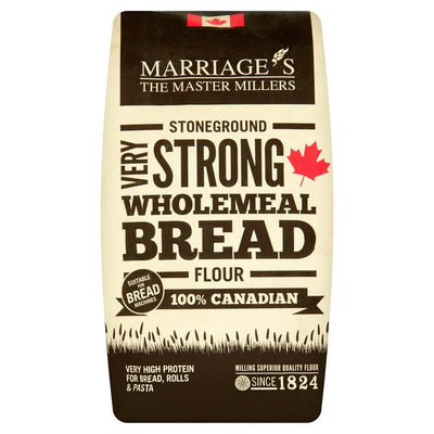Very Strong Wholemeal 100% Canadian Bread Flour 1.5kg